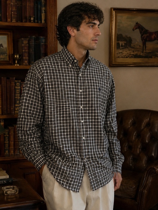 Ralph Lauren Other - Ralph Lauren Blake XL Plaid Button Down Shirt 100% Cotton Old Money Academia